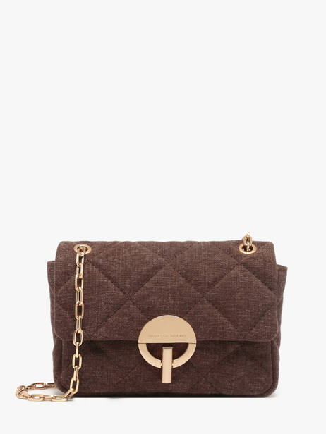 Cross Body Tas Moon Linnen Vanessa bruno Bruin moon 70V40533